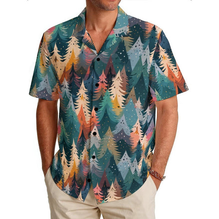 All-Over Print Men's Hawaiian Shirt|150GSM by Yoycol