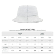 Maximalist Neon Anemone Bucket Hat with Electric Reef Pattern - Aesthetic Rebellion