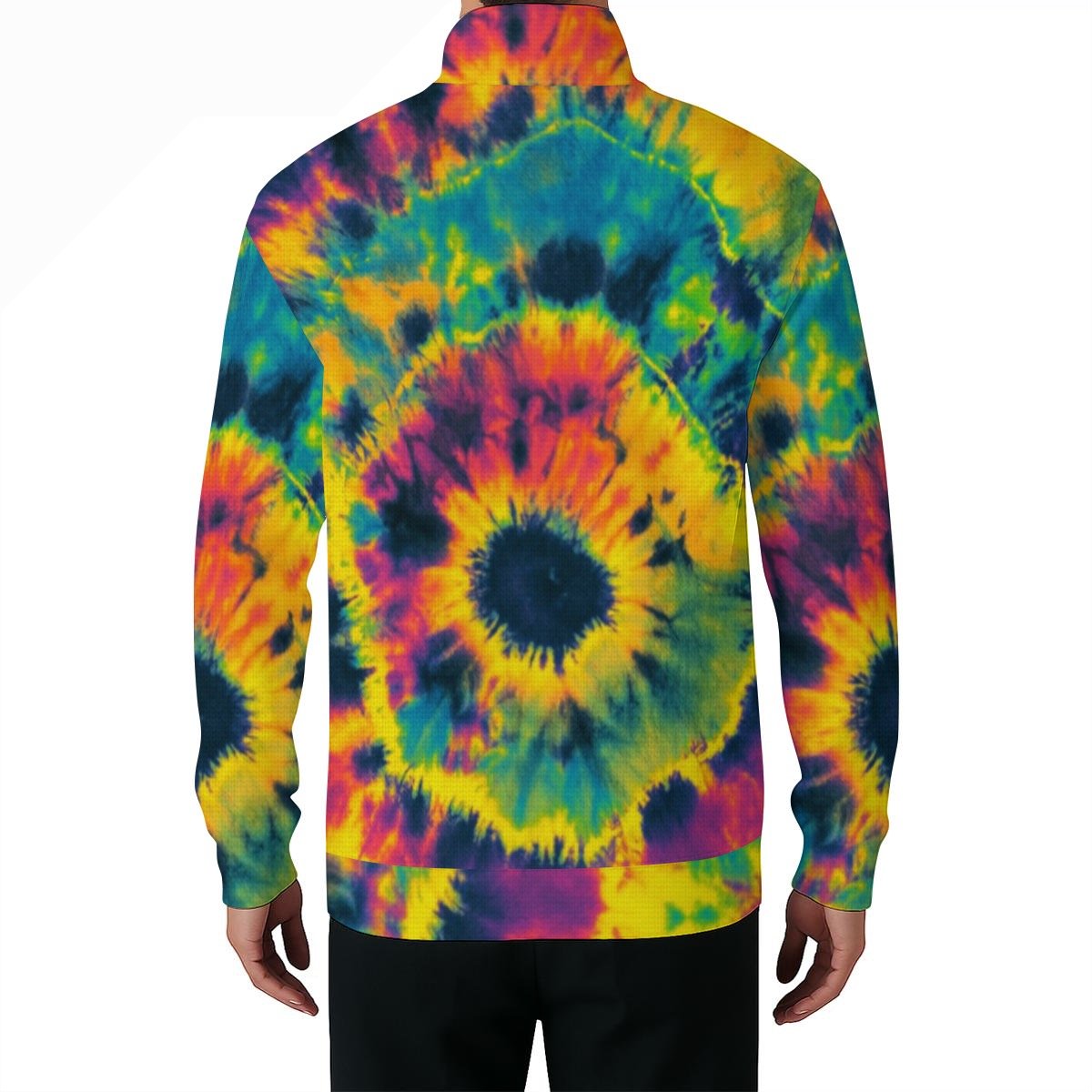 All - Over Print Men’s Casual Pullover Shirt With Half Zipper - Aesthetic Rebellion