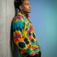 All - Over Print Men's Half - Zip Pullover Shirt – Positive Vibrations Psychedelic White - Aesthetic Rebellion