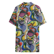 All - Over Print Men's Hawaiian Shirt With Button Closure |115GSM Cotton poplin - Aesthetic Rebellion