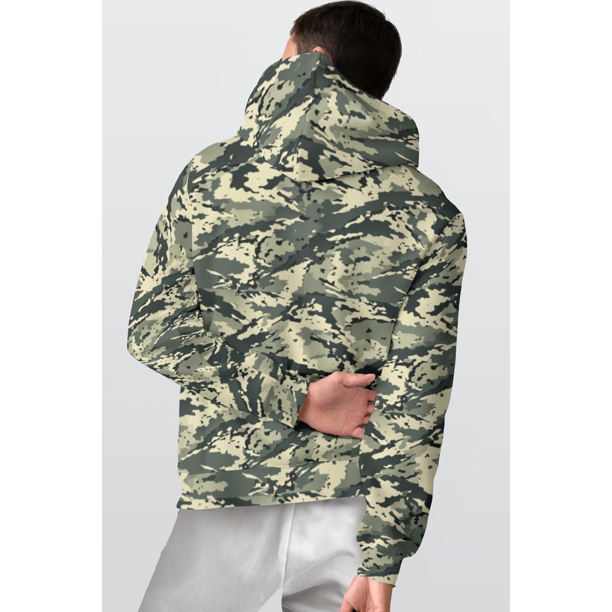 All - Over Print Men's Thicken Pullover Hoodie - Aesthetic Rebellion