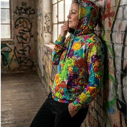 All - Over Print Unisex Pullover Hoodie | 310GSM Cotton - Aesthetic Rebellion