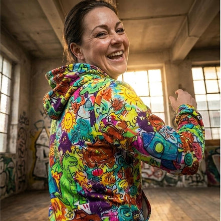 All - Over Print Unisex Pullover Hoodie | 310GSM Cotton - Aesthetic Rebellion
