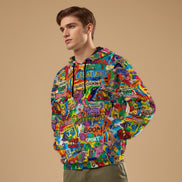 All - Over Print Unisex Pullover Hoodie | 310GSM Cotton - Aesthetic Rebellion