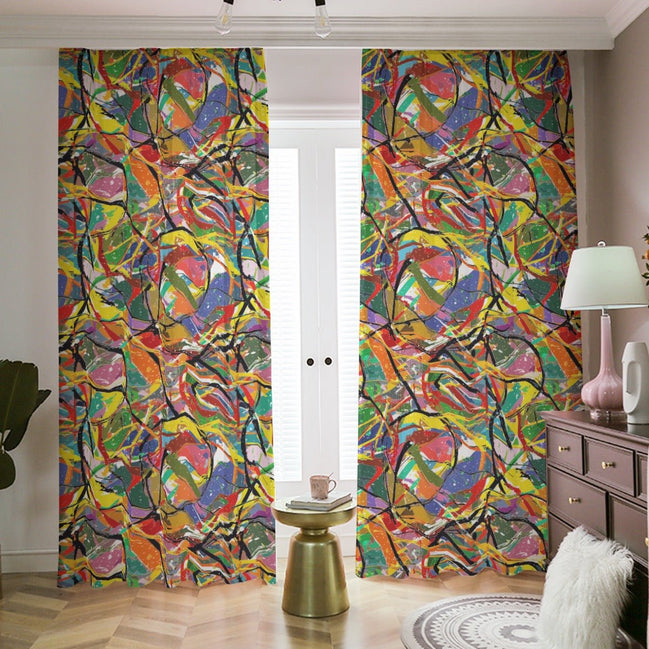 Blackout Curtains with Hooks | 265(gsm) - Aesthetic Rebellion