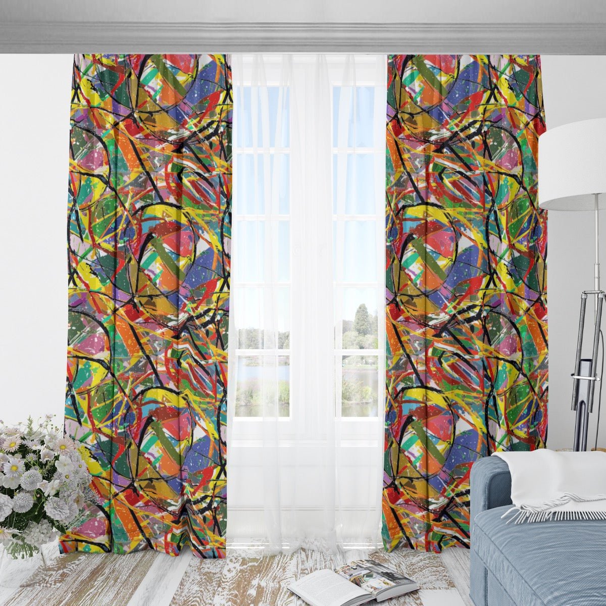 Blackout Curtains with Hooks | 265(gsm) - Aesthetic Rebellion