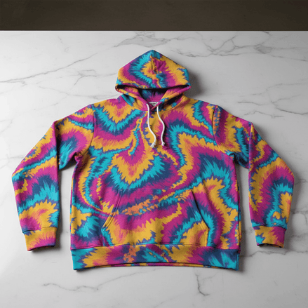 Magentic Sea AOP Thicken Pullover Hoodie - Aesthetic Rebellion