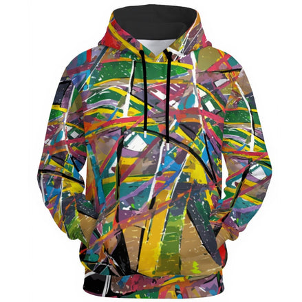 Splatter Art All - Over Print Unisex Pullover Hoodie | 310GSM Cotton - Aesthetic Rebellion